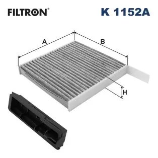 FILTRU AER HABITACLU FILTRON K 1152A - Compatibil cu DACIA, LADA, NISSAN, RENAULT