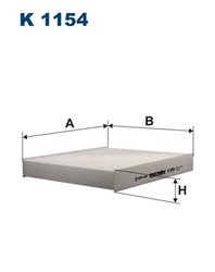 FILTRU AER HABITACLU FILTRON K 1154 - Compatibil cu FORD, FORD AUSTRALIA
