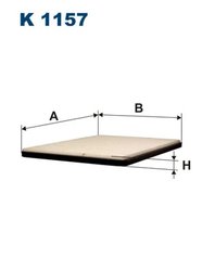 FILTRU AER HABITACLU FILTRON K 1157 - Compatibil cu HONDA