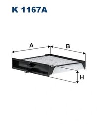 FILTRU AER HABITACLU FILTRON K 1167A - Compatibil cu RENAULT
