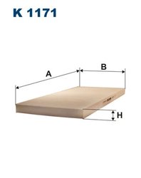 FILTRU AER HABITACLU FILTRON K 1171 - Compatibil cu ASTRA, IVECO