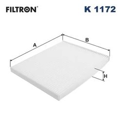 FILTRU AER HABITACLU FILTRON K 1172 - Compatibil cu ABARTH, ALFA ROMEO, CITROEN, FIAT, OPEL, PEUGEOT, VAUXHALL