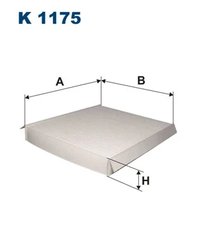 FILTRU AER HABITACLU FILTRON K 1175 - Compatibil cu HONDA