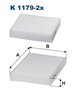 Filtru aer habitaclu Filtron K 1179-2x