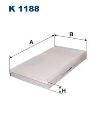 FILTRU AER HABITACLU FILTRON K 1188 - Compatibil cu MERCEDES-BENZ