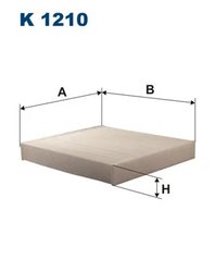 FILTRU AER HABITACLU FILTRON K 1210 - Compatibil cu DAIHATSU, ELARIS, JAGUAR, LAND ROVER, LEXUS, SUBARU, TOYOTA