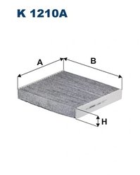 FILTRU AER HABITACLU FILTRON K 1210A - Compatibil cu DAIHATSU, ELARIS, JAGUAR, LAND ROVER, LEXUS, SUBARU, TOYOTA