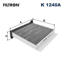 FILTRU AER HABITACLU FILTRON K 1240A - Compatibil cu MITSUBISHI