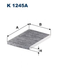FILTRU AER HABITACLU FILTRON K 1245A - Compatibil cu HYUNDAI, KIA