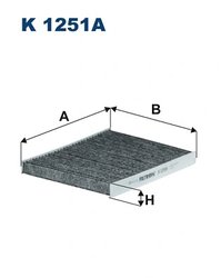 FILTRU AER HABITACLU FILTRON K 1251A - Compatibil cu FORD, FORD AUSTRALIA