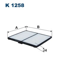 FILTRU AER HABITACLU FILTRON K 1258 - Compatibil cu CHEVROLET, DAEWOO