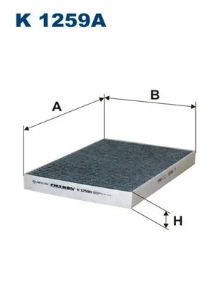 FILTRU AER HABITACLU FILTRON K 1259A - Compatibil cu CHRYSLER