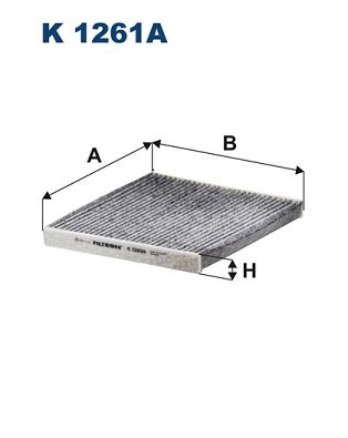 FILTRU AER HABITACLU FILTRON K 1261A - Compatibil cu CITROEN, FIAT, OPEL, PEUGEOT, TOYOTA, VAUXHALL
