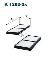 Filtru aer habitaclu Filtron K 1262-2x