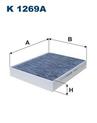 FILTRU AER HABITACLU FILTRON K 1269A - Compatibil cu PORSCHE, VW