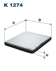 FILTRU AER HABITACLU FILTRON K 1274 - Compatibil cu CHEVROLET