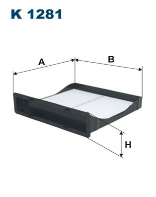 FILTRU AER HABITACLU FILTRON K 1281 - Compatibil cu SUBARU