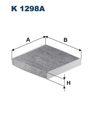 FILTRU AER HABITACLU FILTRON K 1298A - Compatibil cu HONDA