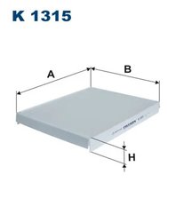 FILTRU AER HABITACLU FILTRON K 1315 - Compatibil cu HYUNDAI