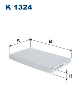 FILTRU AER HABITACLU FILTRON K 1324 - Compatibil cu NISSAN