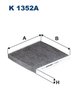 Filtru aer habitaclu Filtron K 1352A