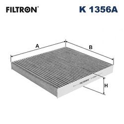FILTRU AER HABITACLU FILTRON K 1356A - Compatibil cu DODGE, JEEP