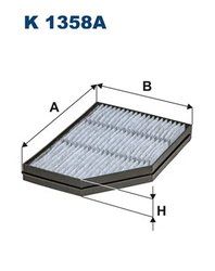 FILTRU AER HABITACLU FILTRON K 1358A - Compatibil cu MERCEDES-BENZ, SISU