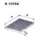 Filtru aer habitaclu Filtron K 1376A