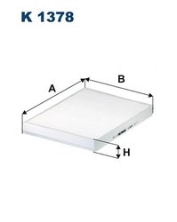 FILTRU AER HABITACLU FILTRON K 1378 - Compatibil cu AUDI, BENTLEY, LAMBORGHINI