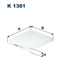 FILTRU AER HABITACLU FILTRON K 1381 - Compatibil cu KIA, TOYOTA