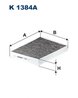 Filtru aer habitaclu Filtron K 1384A