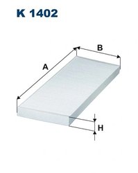 FILTRU AER HABITACLU FILTRON K 1402 - Compatibil cu IRISBUS, IVECO, MAN, MERCEDES-BENZ, SCANIA, SETRA, SOLARIS, TEMSA, VAN HOOL,