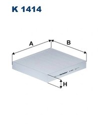 FILTRU AER HABITACLU FILTRON K 1414 - Compatibil cu MERCEDES-BENZ, NISSAN, RENAULT