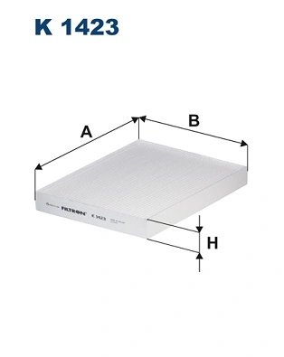FILTRU AER HABITACLU FILTRON K 1423 - Compatibil cu HYUNDAI, KIA