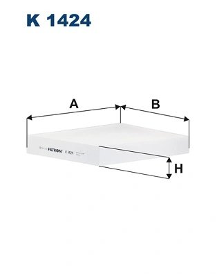 FILTRU AER HABITACLU FILTRON K 1424 - Compatibil cu FORD, FORD USA, VW