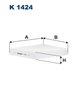 FILTRU AER HABITACLU FILTRON K 1424 - Compatibil cu FORD, FORD USA, VW