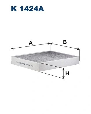 FILTRU AER HABITACLU FILTRON K 1424A - Compatibil cu FORD, FORD USA, VW