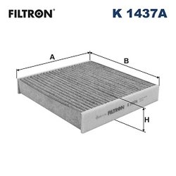 FILTRU AER HABITACLU FILTRON K 1437A - Compatibil cu LAND ROVER