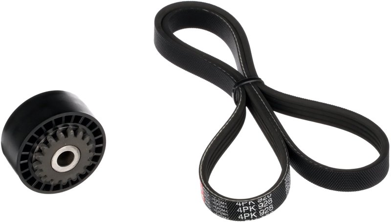 SET CUREA TRANSMISIE CU CANELURI GATES K014PK928 - Compatibil cu DACIA, NISSAN, PROTON, RENAULT