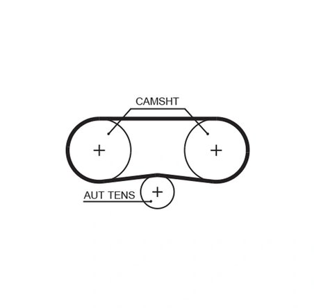 Set distributie curea Gates K015565XS