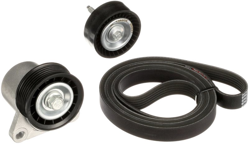 SET CUREA TRANSMISIE CU CANELURI GATES K016PK2198 - Compatibil cu FORD