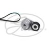 SET CUREA TRANSMISIE CU CANELURI GATES K018PK1460HD - Compatibil cu DAF