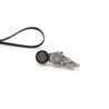 SET CUREA TRANSMISIE CU CANELURI GATES K025PK1303 - Compatibil cu AUDI, SKODA, VW