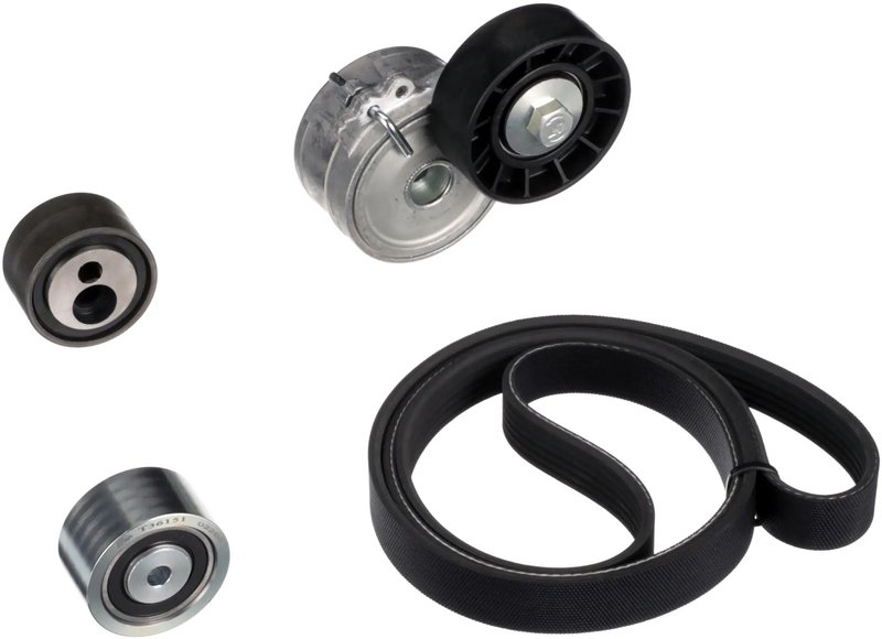 Set curea transmisie cu caneluri Gates K026PK1470
