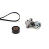SET CUREA TRANSMISIE CU CANELURI GATES K028PK1225 - Compatibil cu MAZDA