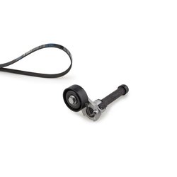 SET CUREA TRANSMISIE CU CANELURI GATES K036PK1113 - Compatibil cu AUDI, SEAT, SKODA, VW