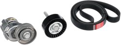SET CUREA TRANSMISIE CU CANELURI GATES K076PK1735 - Compatibil cu AUDI, SEAT, SKODA, VW