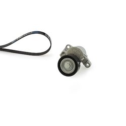SET CUREA TRANSMISIE CU CANELURI GATES K116PK1078 - Compatibil cu AUDI, SEAT, SKODA, VW