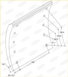 Set garnituri de frictiune frana tambur Beral KBL19192.1-154