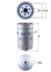 FILTRU COMBUSTIBIL KNECHT KC 101 - Compatibil cu HYUNDAI, KIA